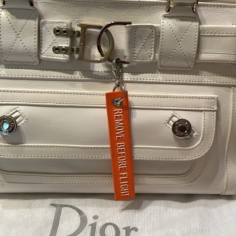 FLASH SALE🔥🔥EXCELLENT CONDITION💕BEAUTIFUL💗 VINTAGE CHRISTIAN DIOR FLIGHT BAG💗💗💗 - Picture 10 of 16